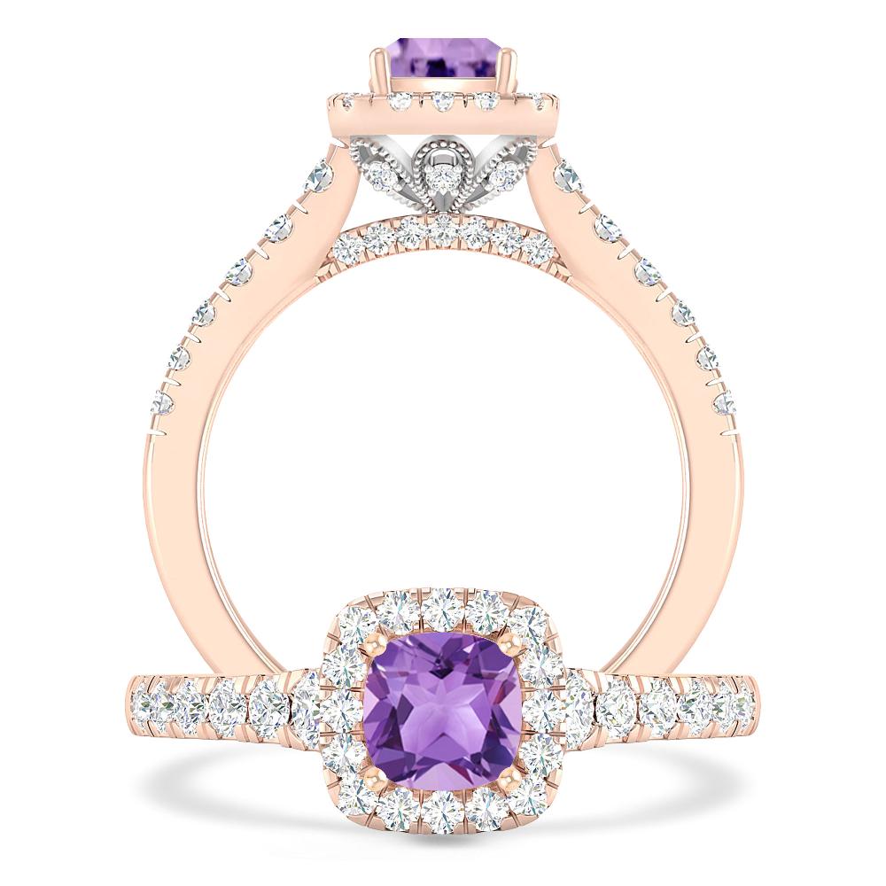 Rose Gold - Amethyst