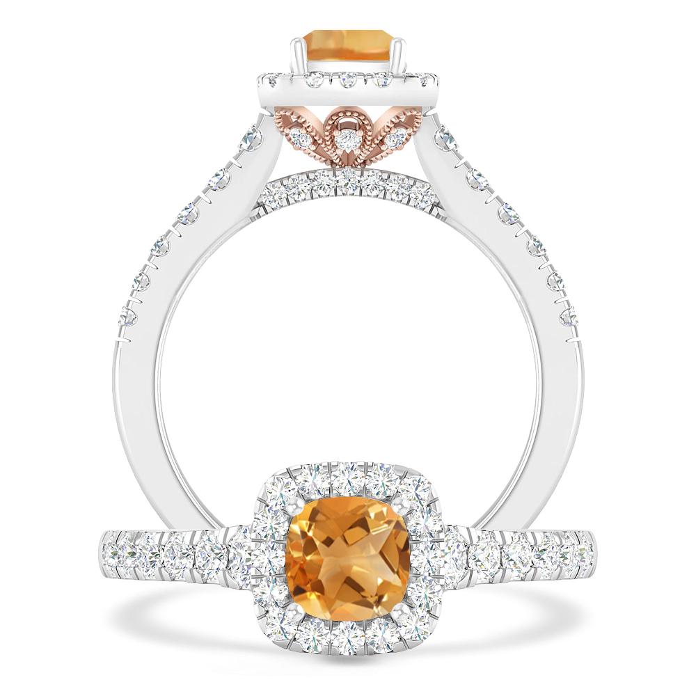 White Gold - Citrine