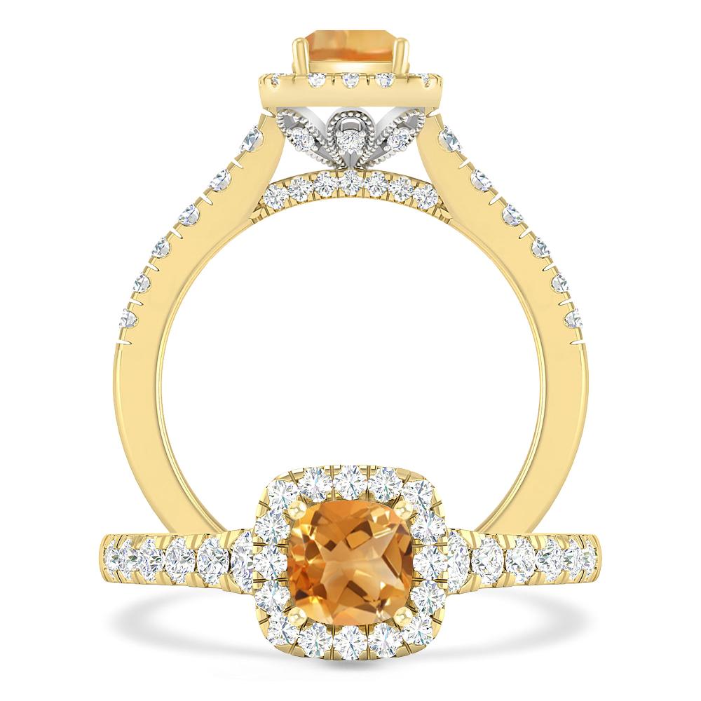 Yellow Gold - Citrine