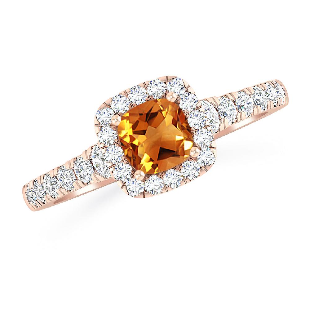 Rose Gold - Citrine