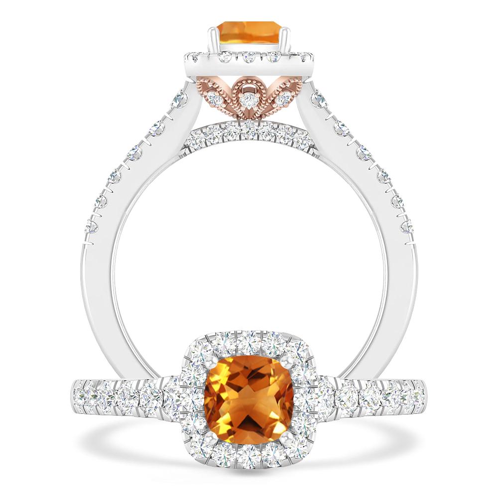 White Gold - Citrine