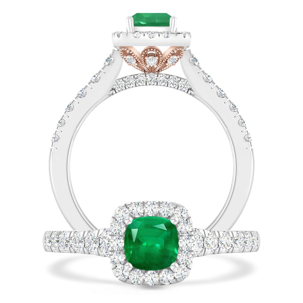 White Gold - Emerald