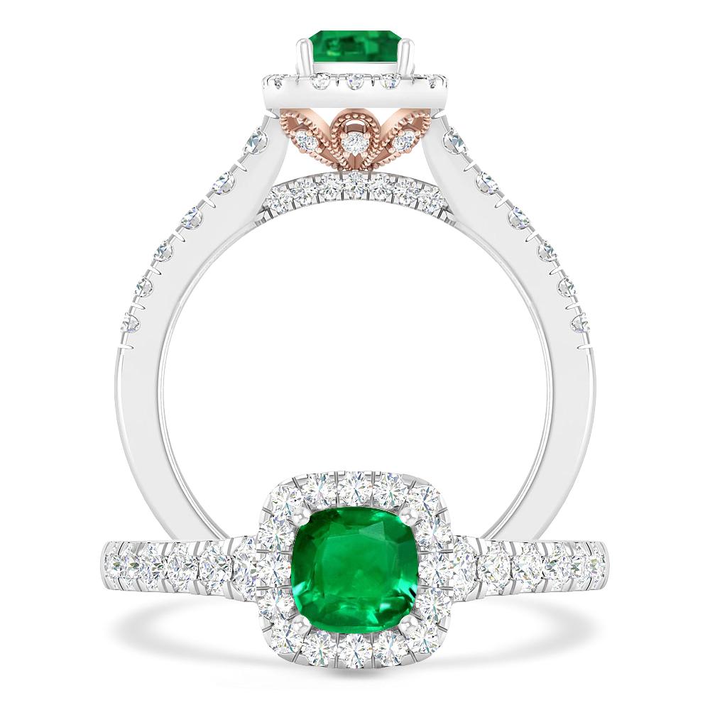 White Gold - Emerald