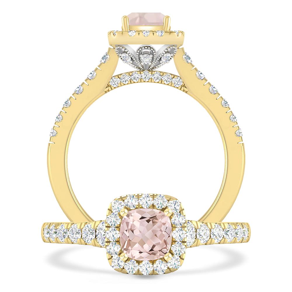 Yellow Gold - Morganite