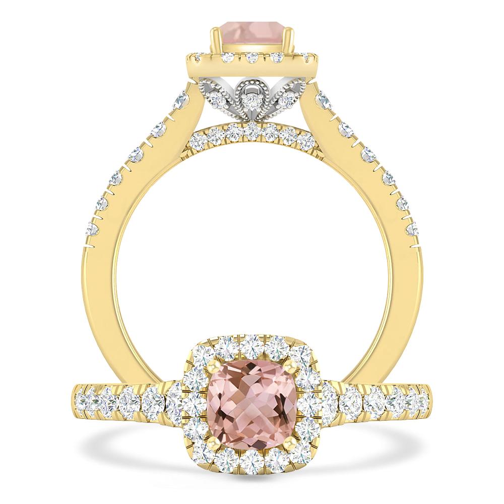 Yellow Gold - Morganite