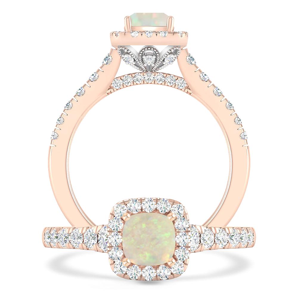 Rose Gold - Opal