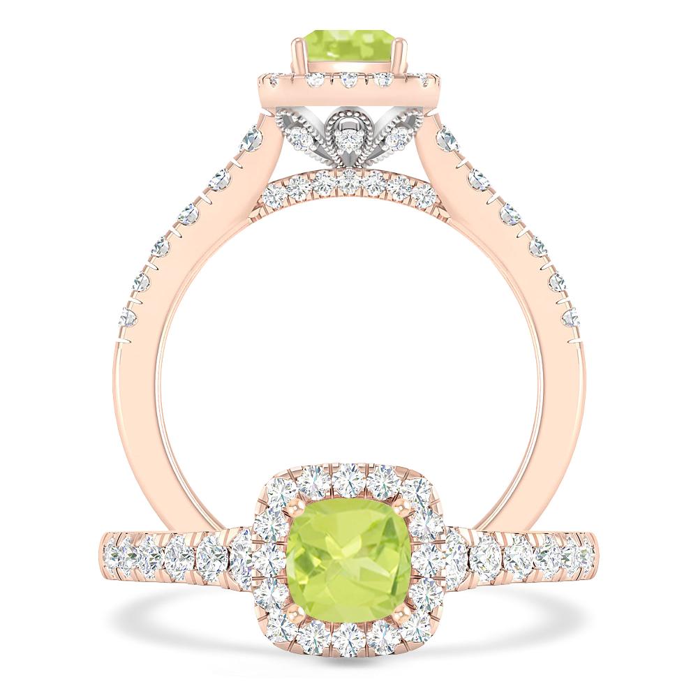 Rose Gold - Peridot