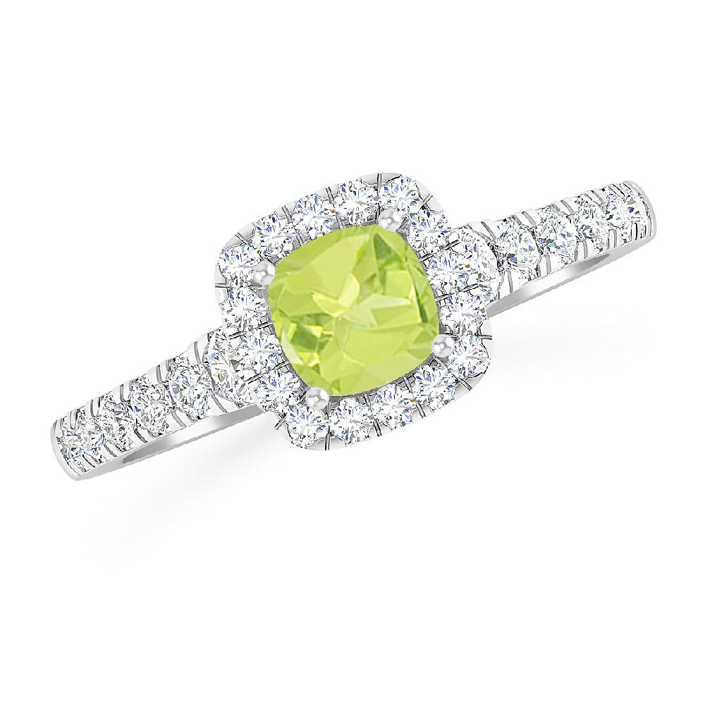 White Gold - Peridot