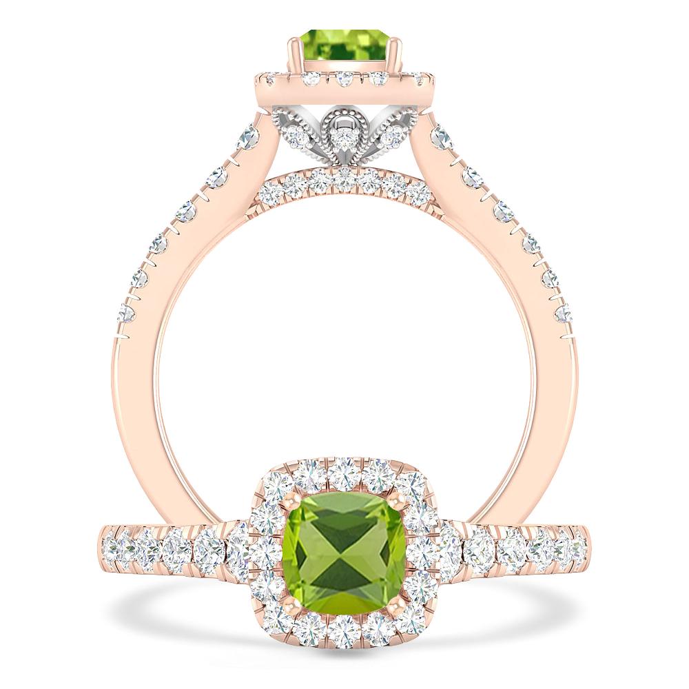 Rose Gold - Peridot