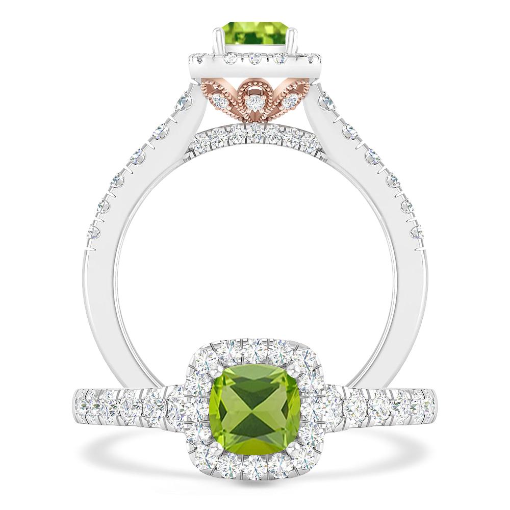 White Gold - Peridot