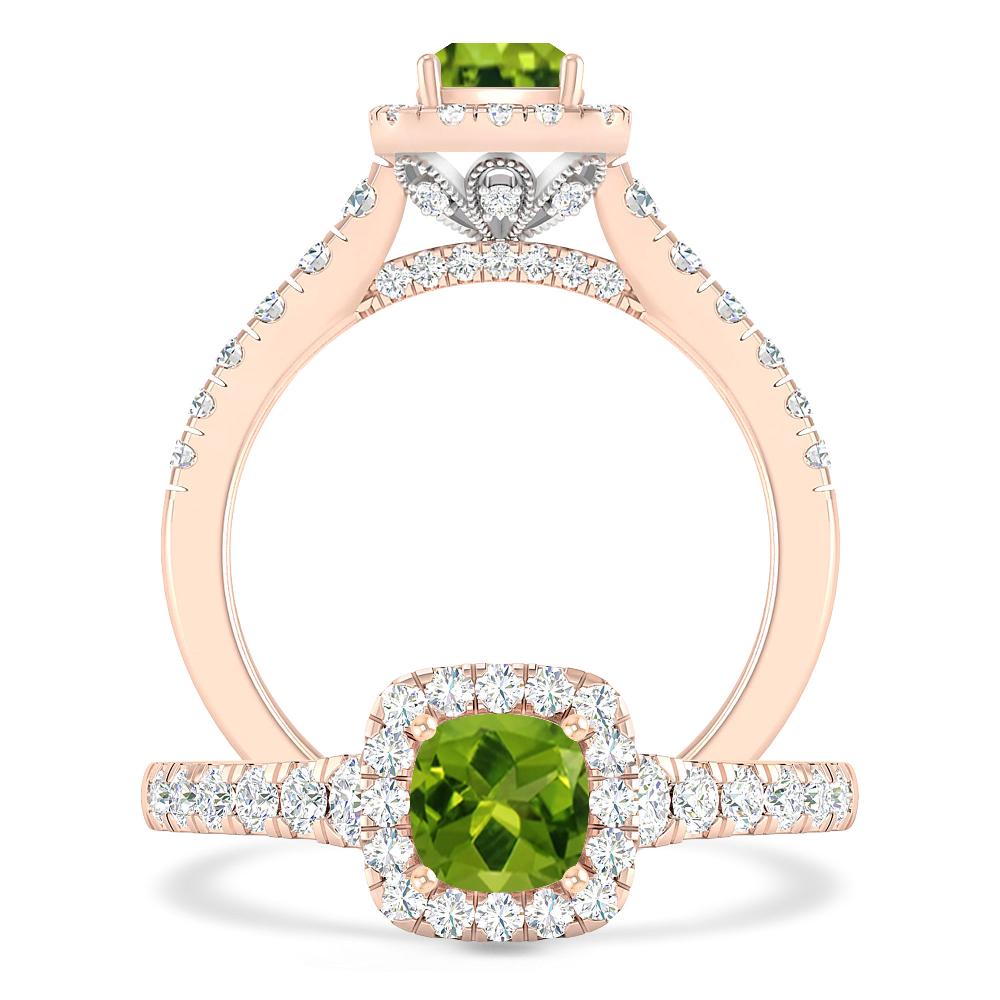 Rose Gold - Peridot