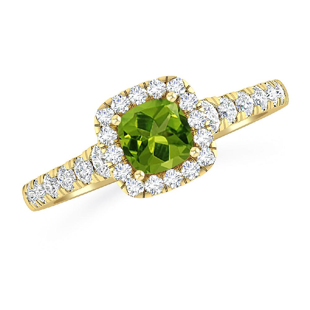 Yellow Gold - Peridot