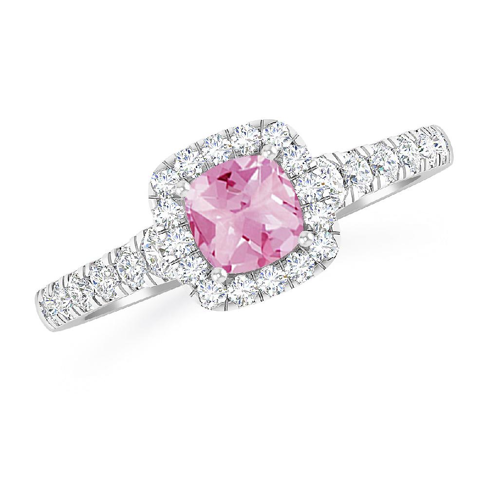 White Gold - Pink Tourmaline