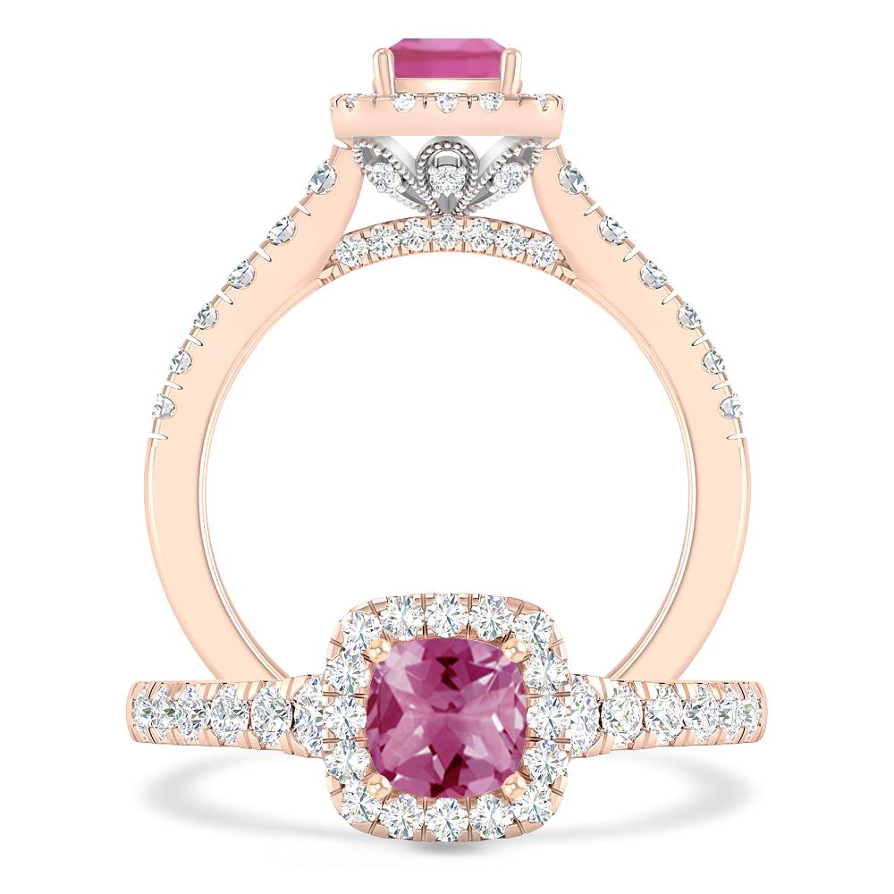 Rose Gold - Pink Tourmaline