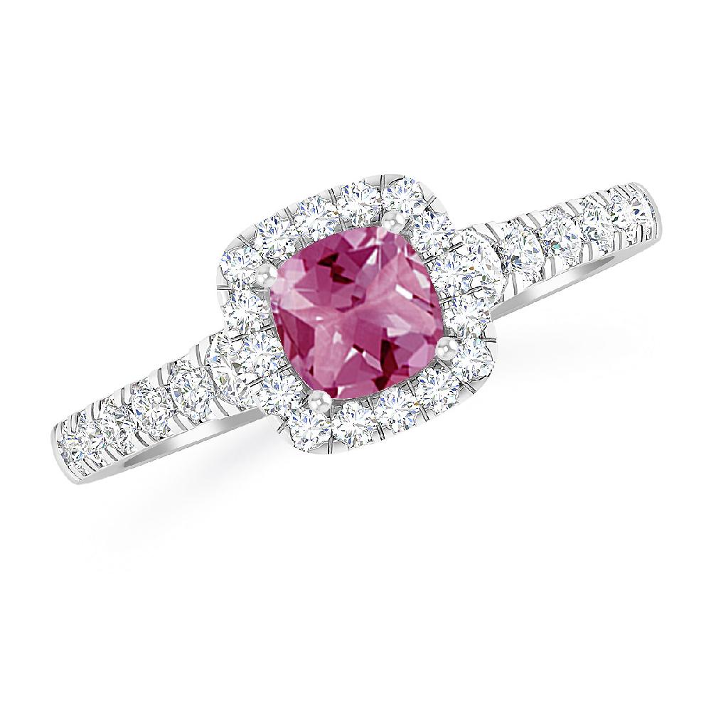 White Gold - Pink Tourmaline