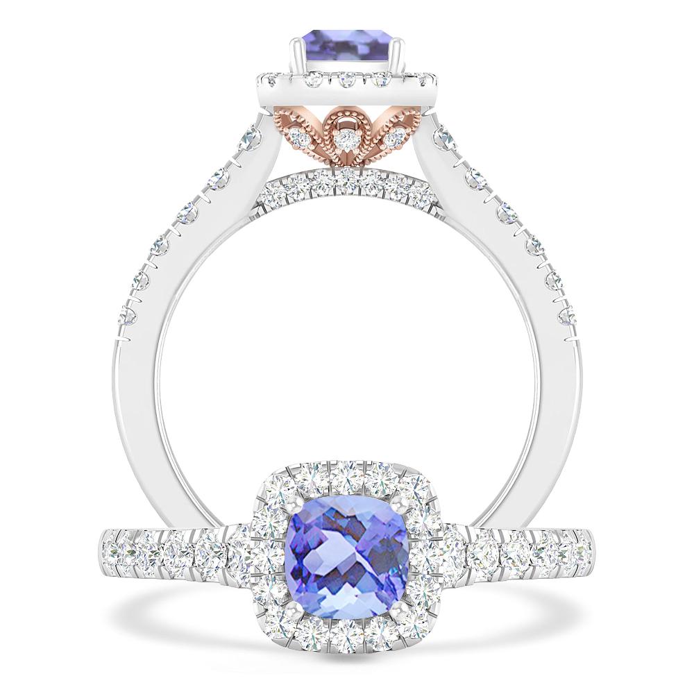 White Gold - Tanzanite