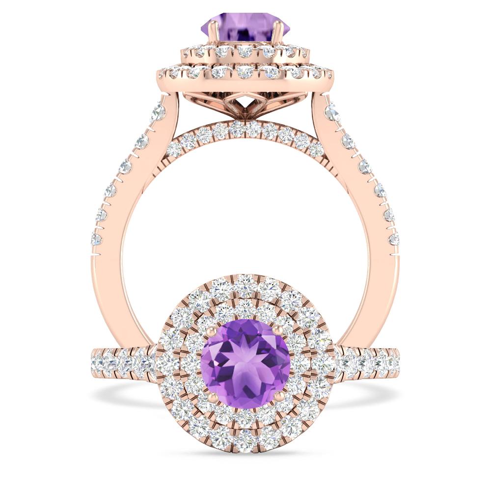 Rose Gold - Amethyst