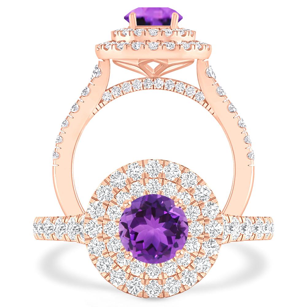 Rose Gold - Amethyst