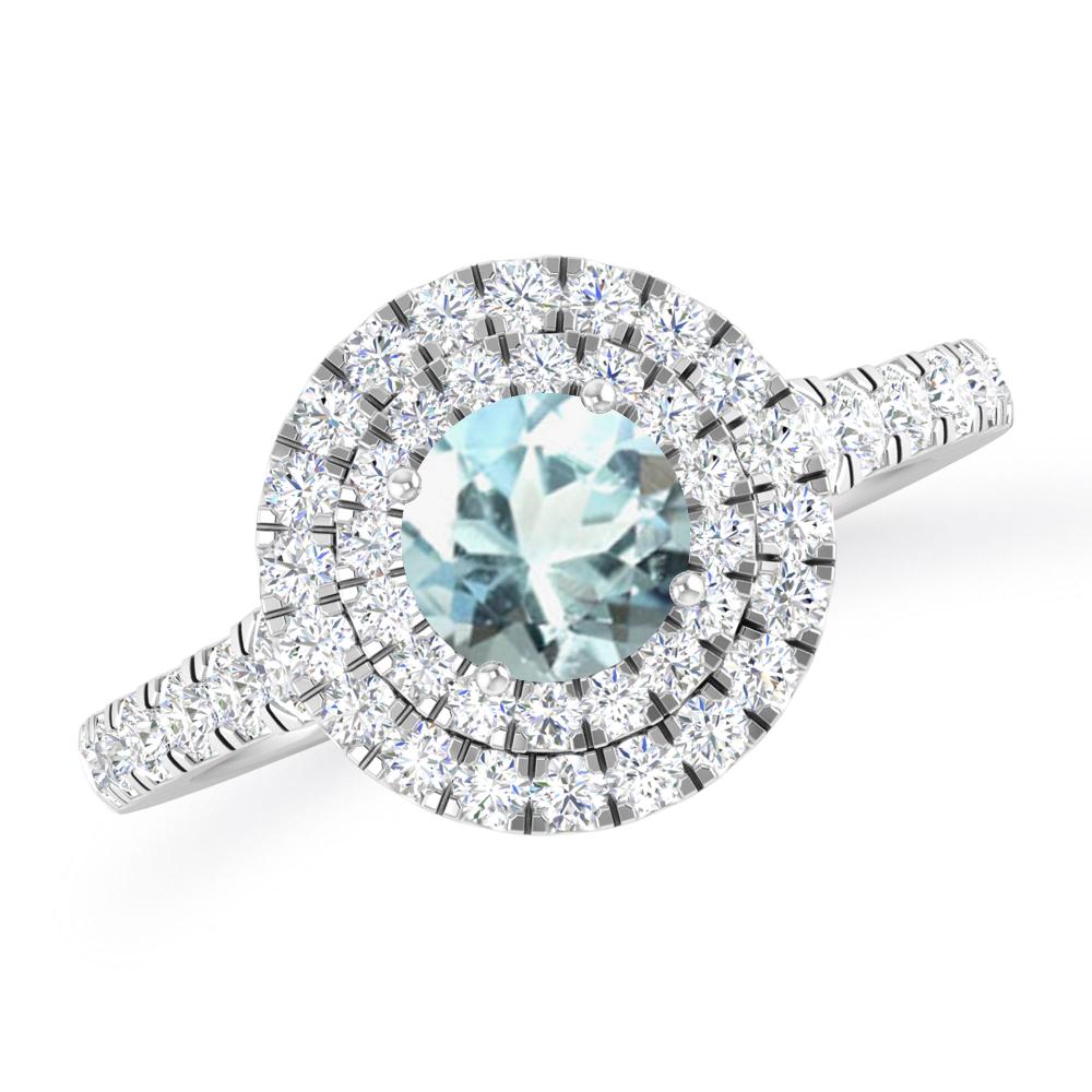 White Gold - Aquamarine