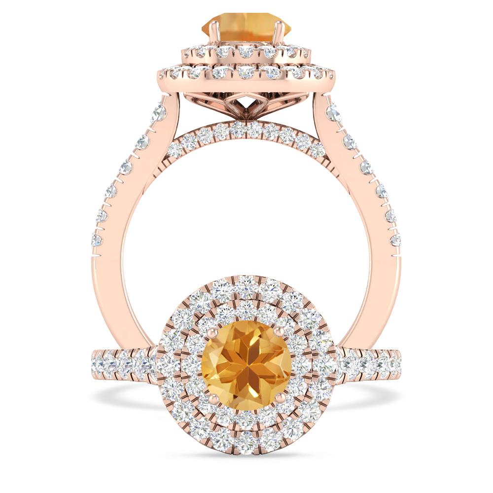 Rose Gold - Citrine