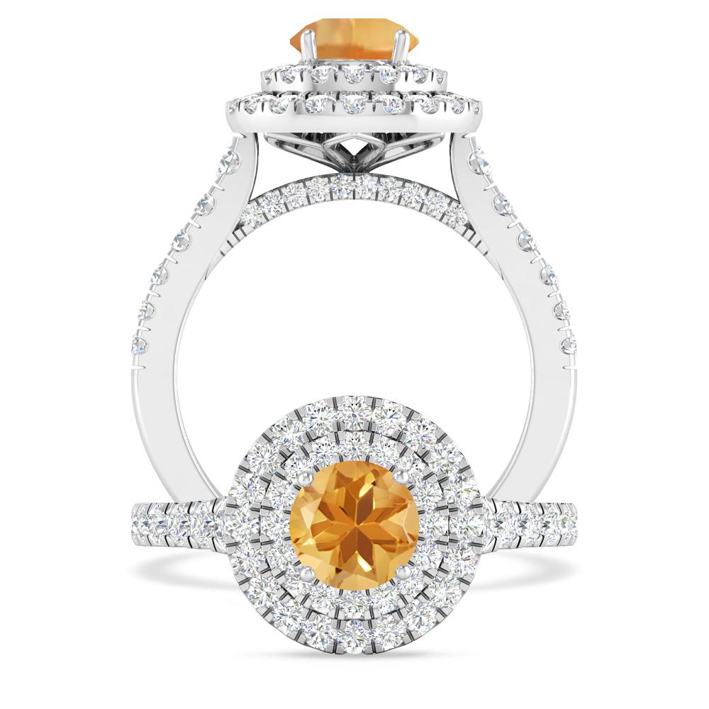 White Gold - Citrine