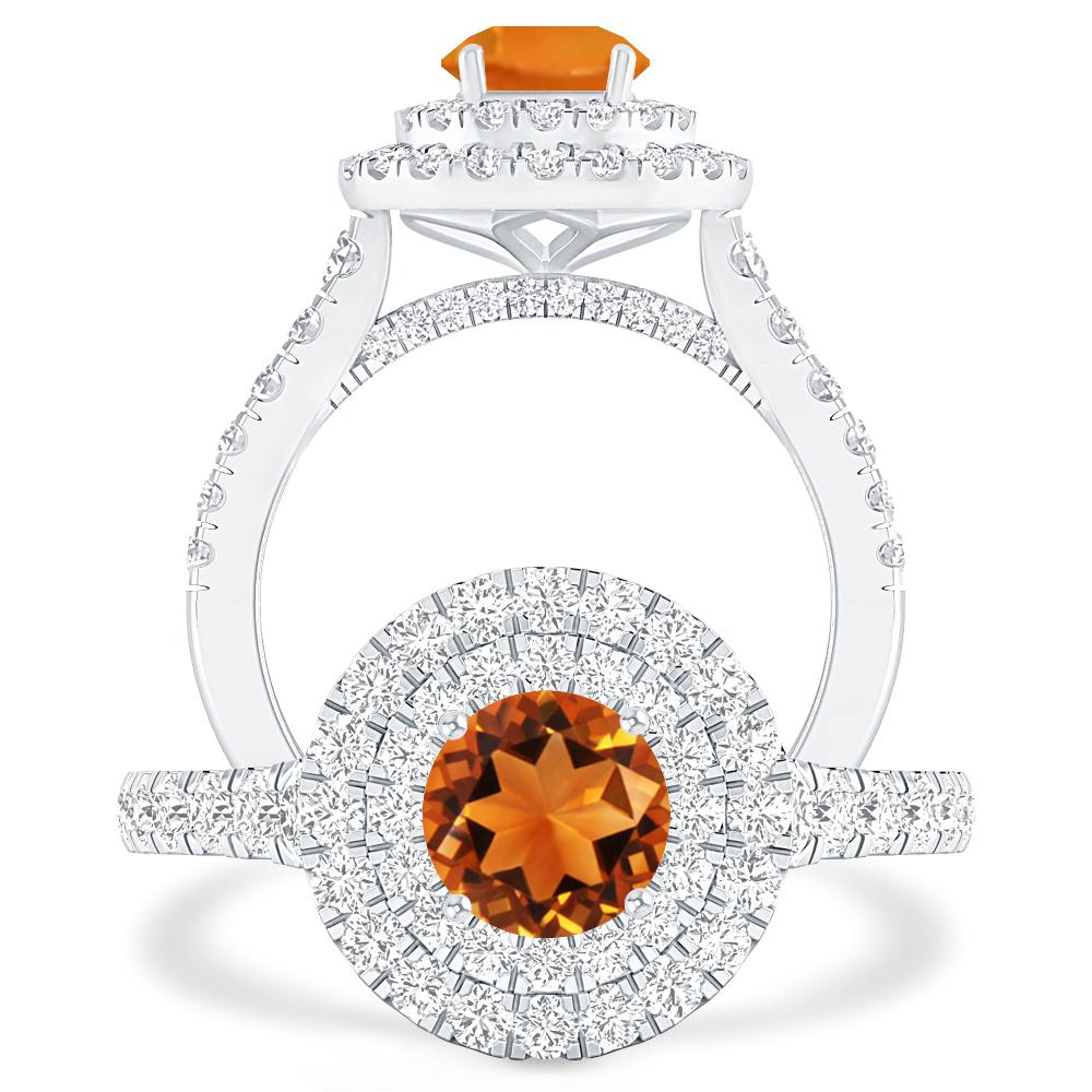White Gold - Citrine