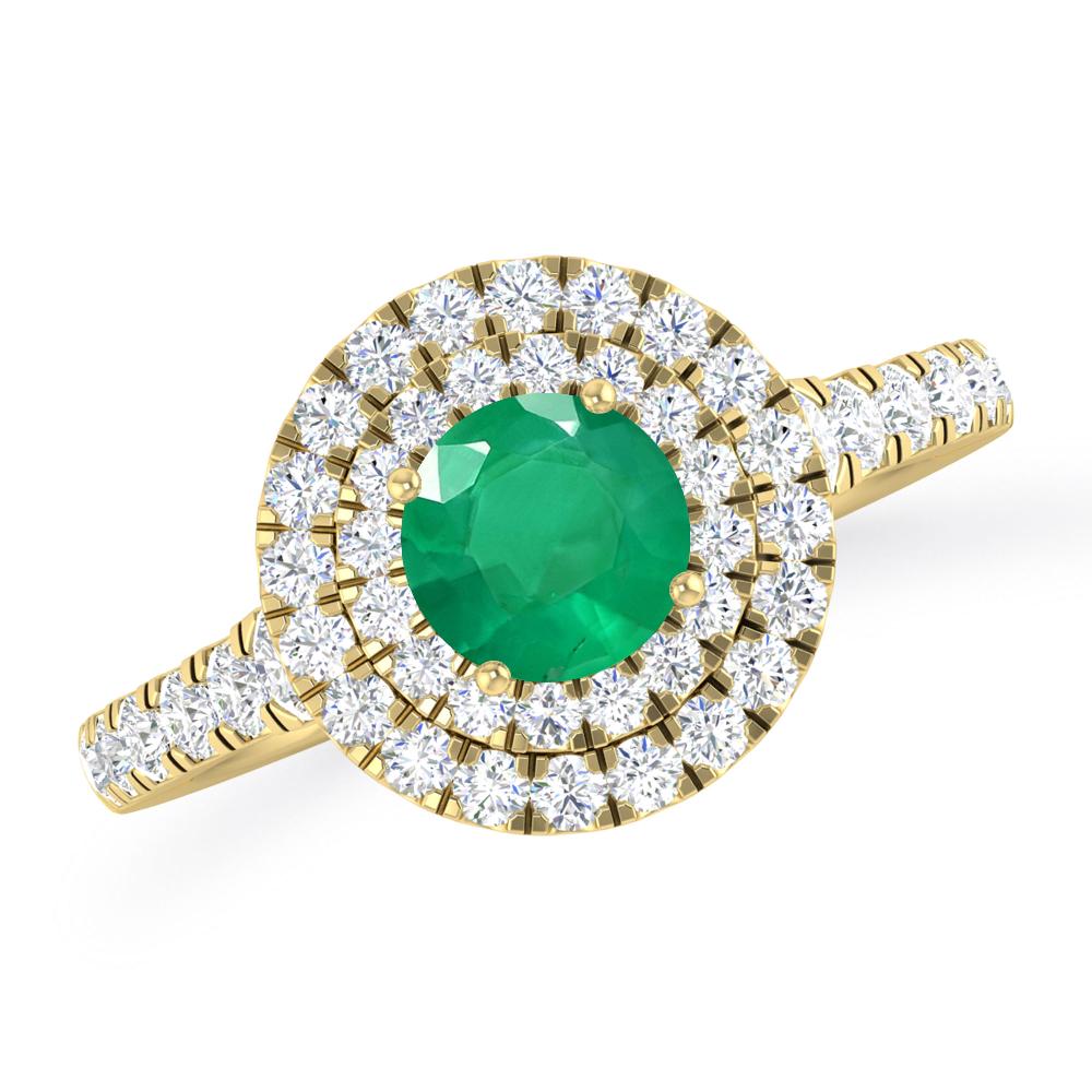 Yellow Gold - Emerald