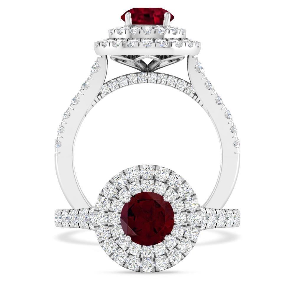 White Gold - Garnet