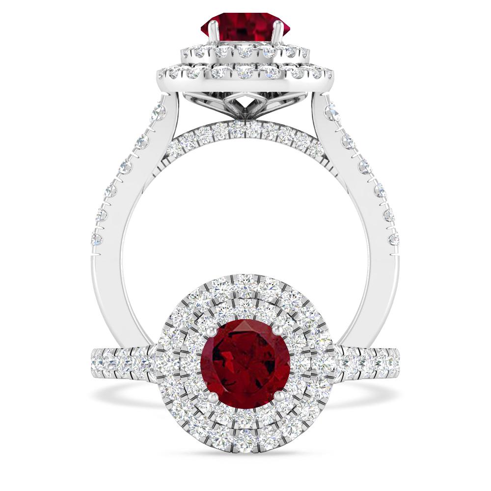 White Gold - Garnet