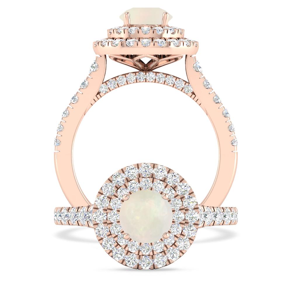 Rose Gold - Opal