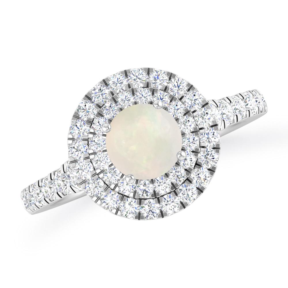 White Gold - Opal