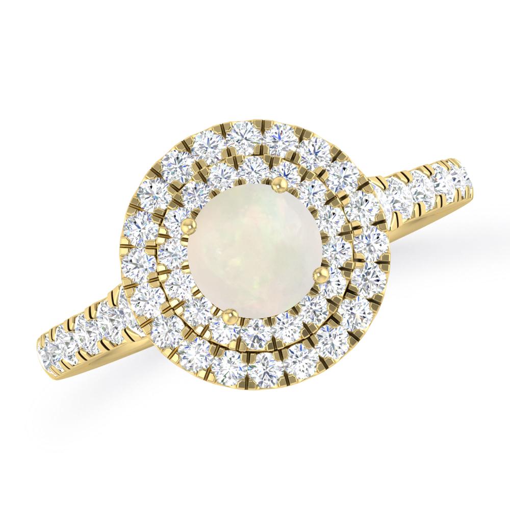 Yellow Gold - Opal