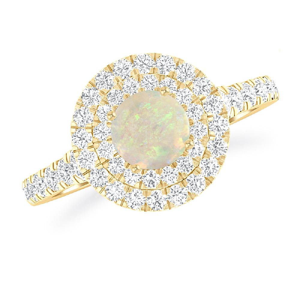 Yellow Gold - Opal