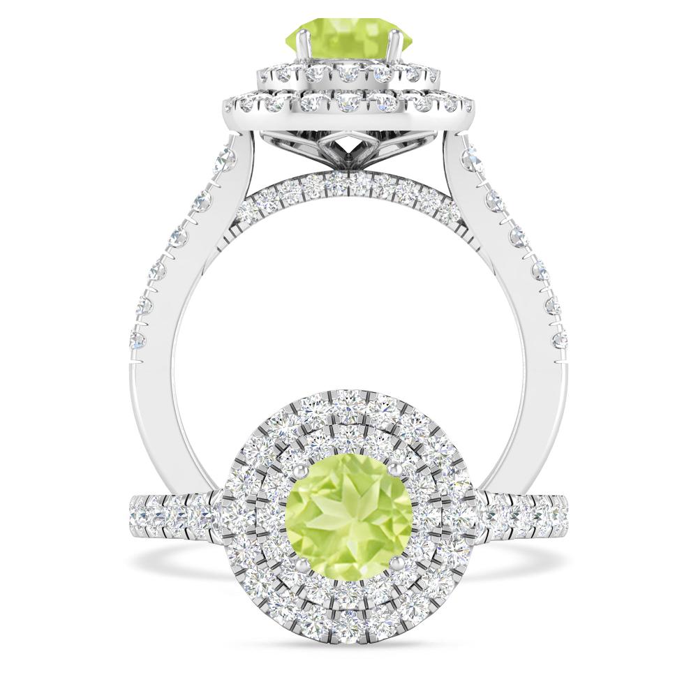 White Gold - Peridot