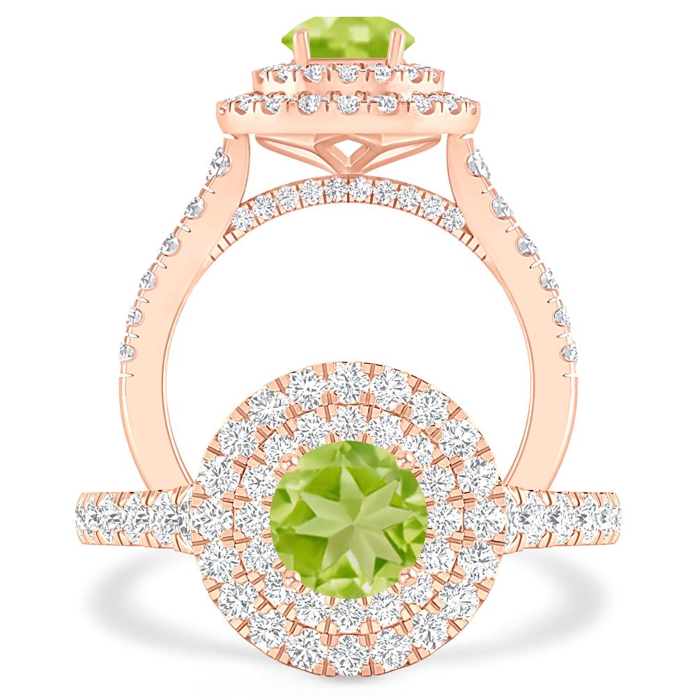 Rose Gold - Peridot