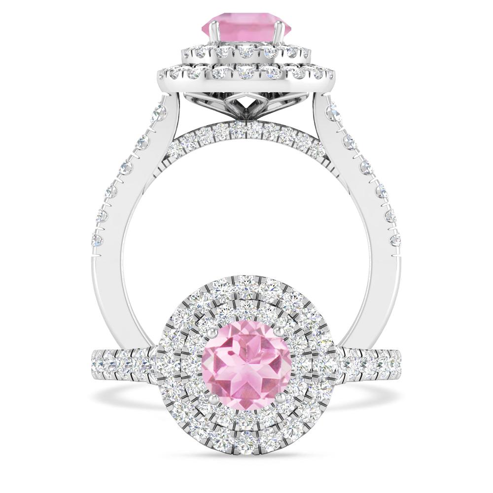 White Gold - Pink Tourmaline