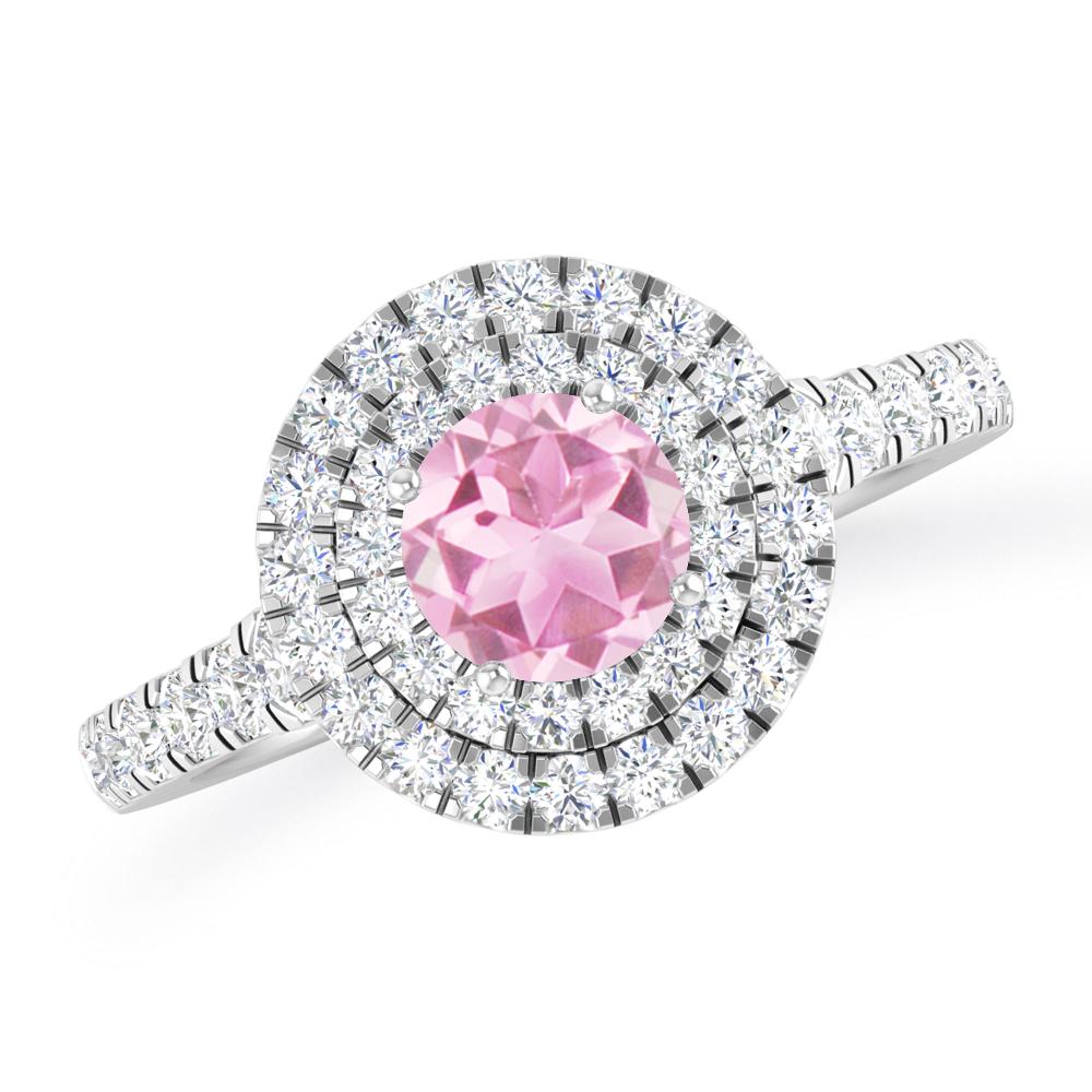White Gold - Pink Tourmaline