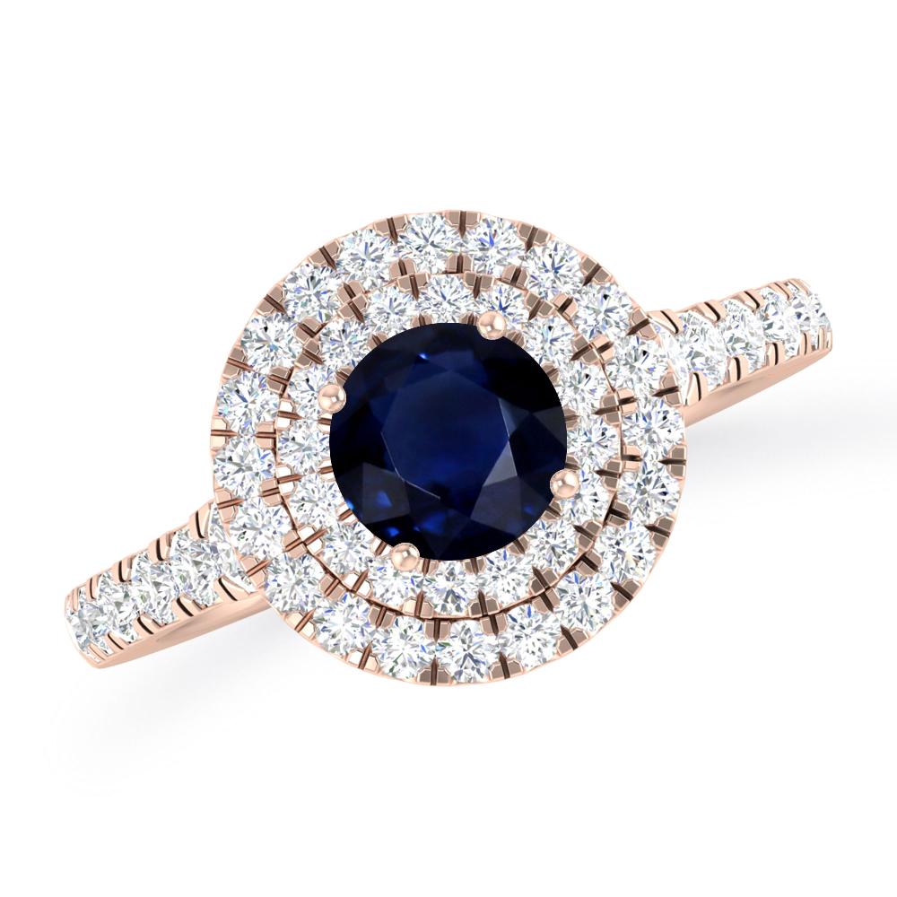 Rose Gold - Sapphire