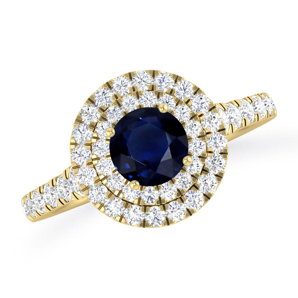 Yellow Gold - Sapphire