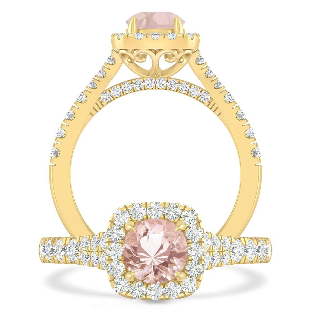 Yellow Gold - Morganite
