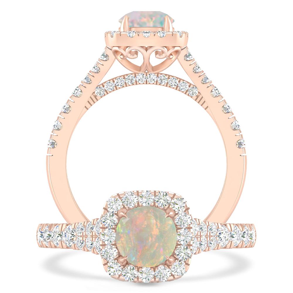 Rose Gold - Opal