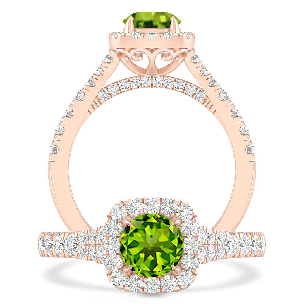 Rose Gold - Peridot