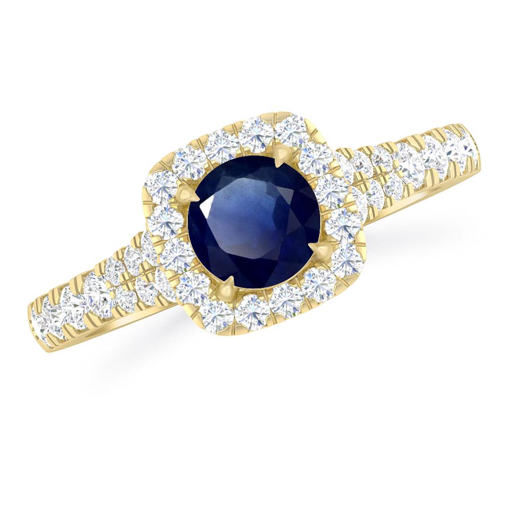 Yellow Gold - Sapphire