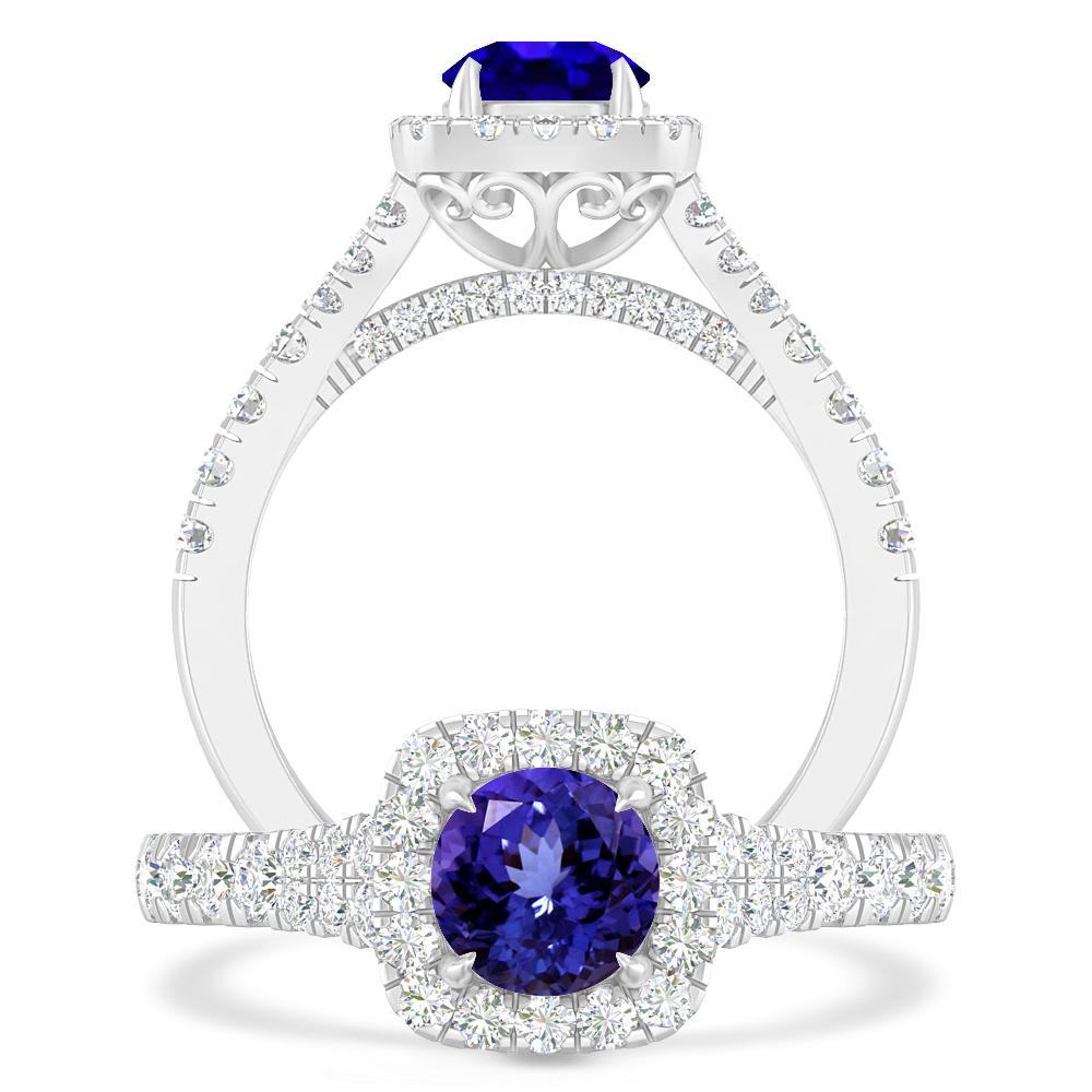 White Gold - Tanzanite