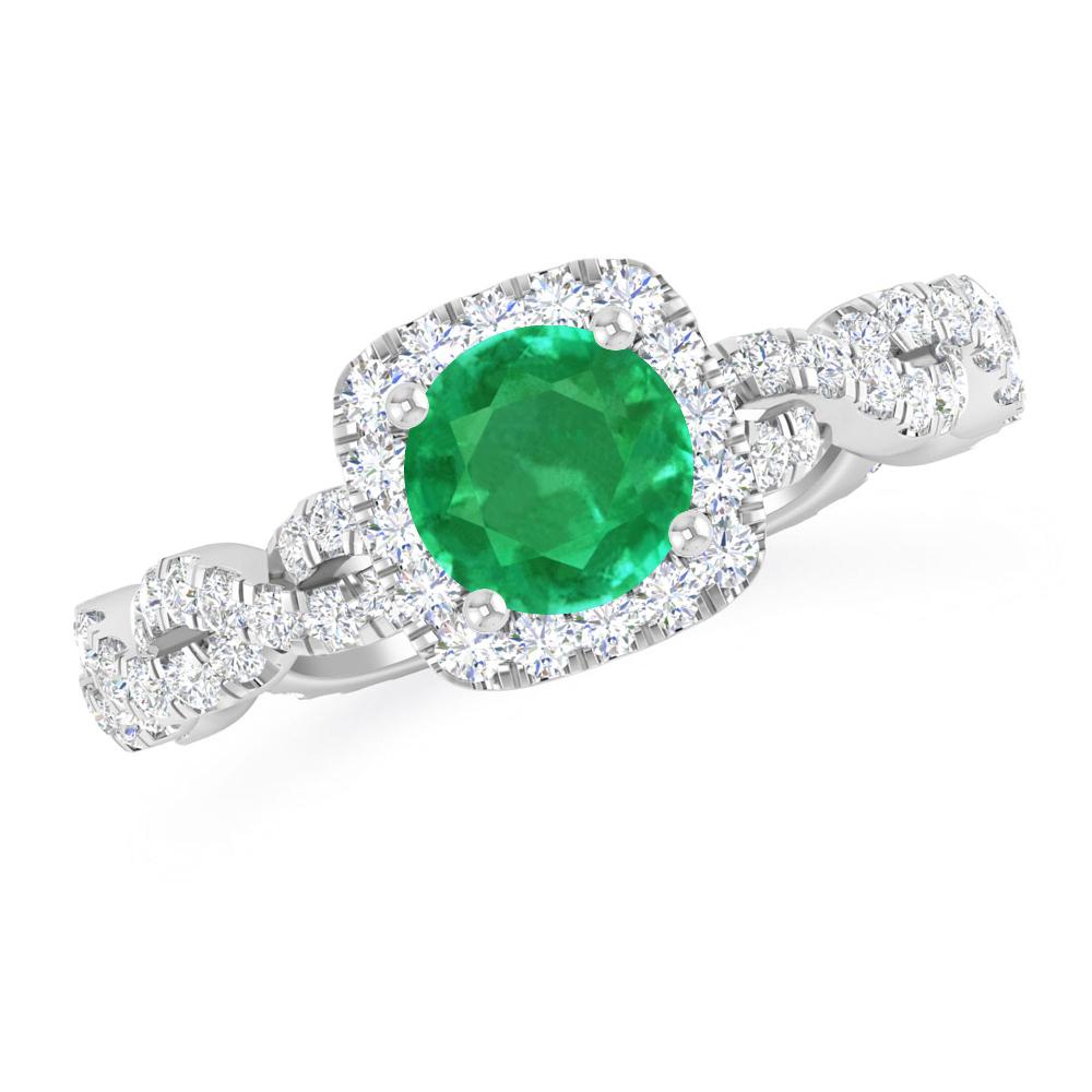White Gold - Emerald