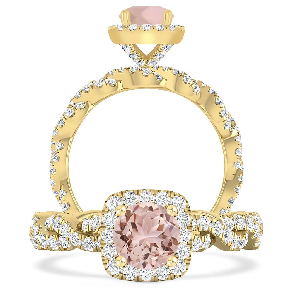 Yellow Gold - Morganite