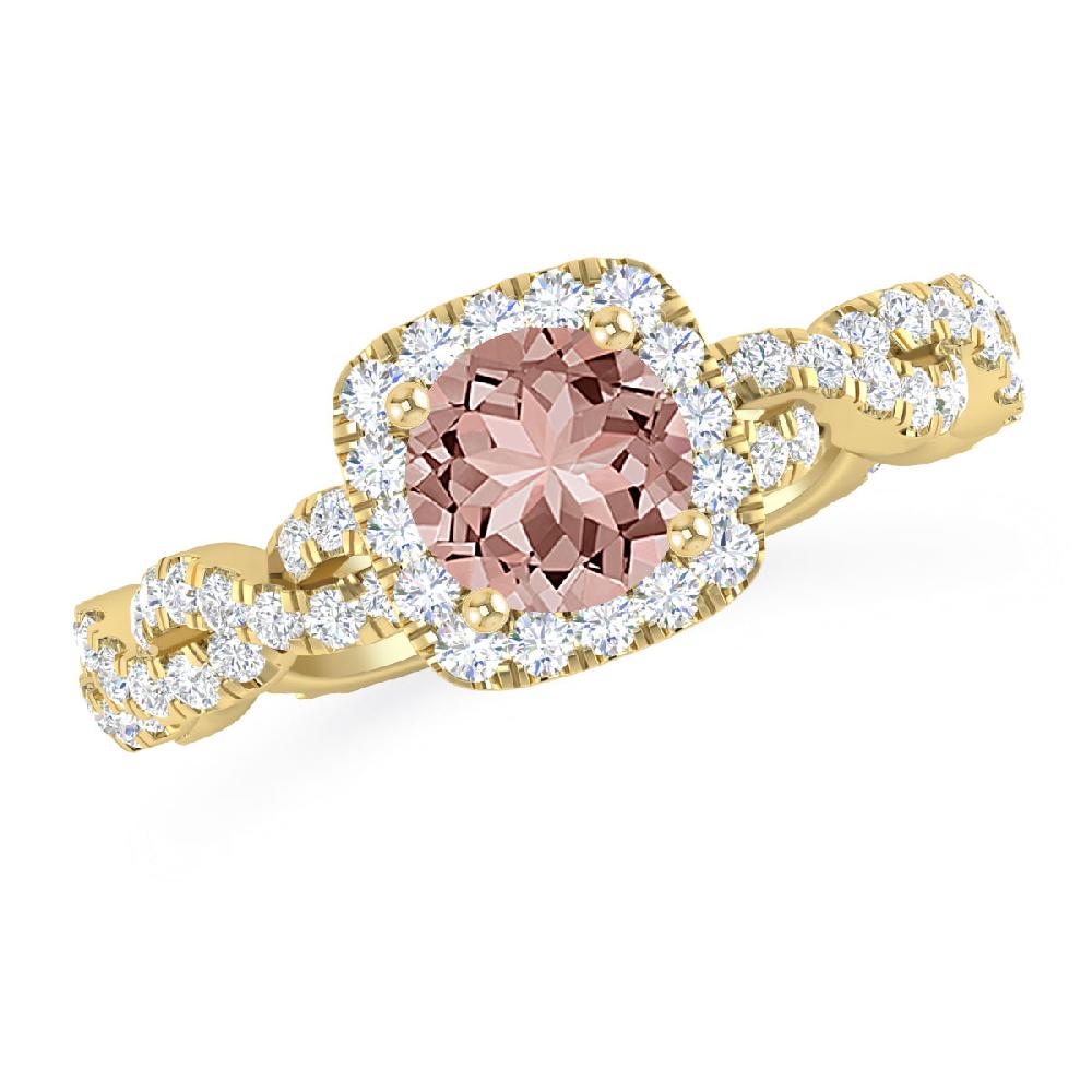 Yellow Gold - Morganite