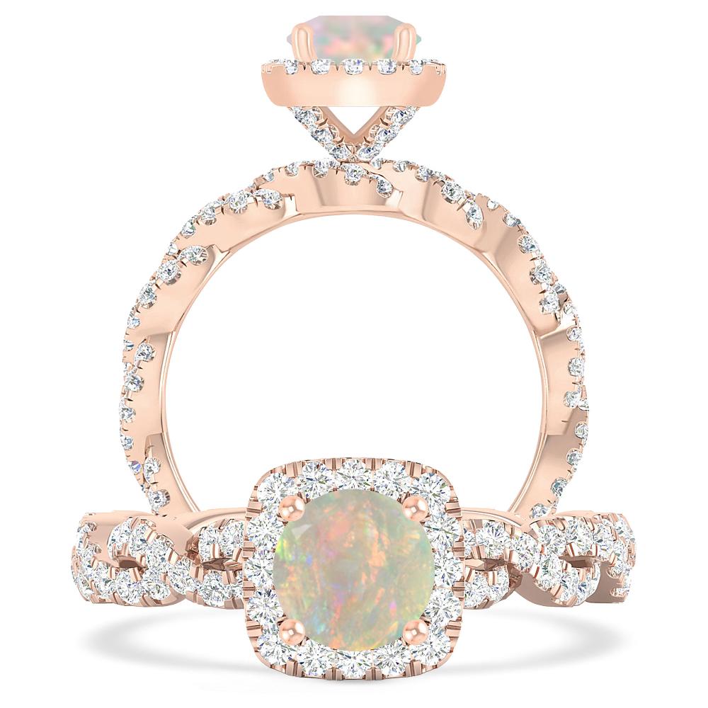 Rose Gold - Opal