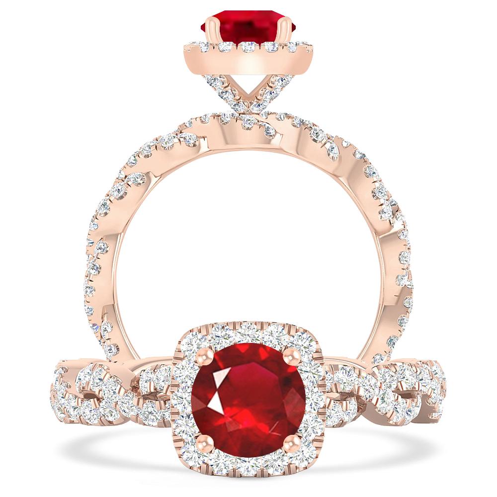 Rose Gold - Ruby