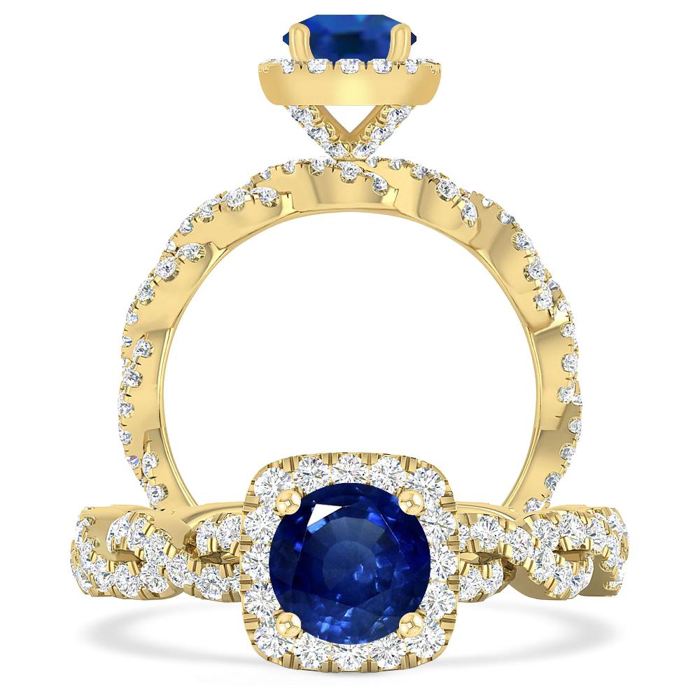Yellow Gold - Sapphire